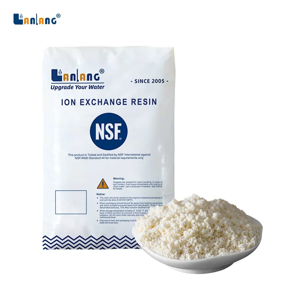 NSF Certificate Weak Acid Cation Resin For Pet Water Dispenser